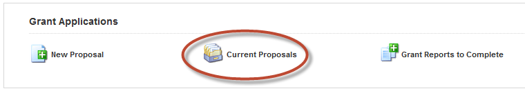 Current Proposals